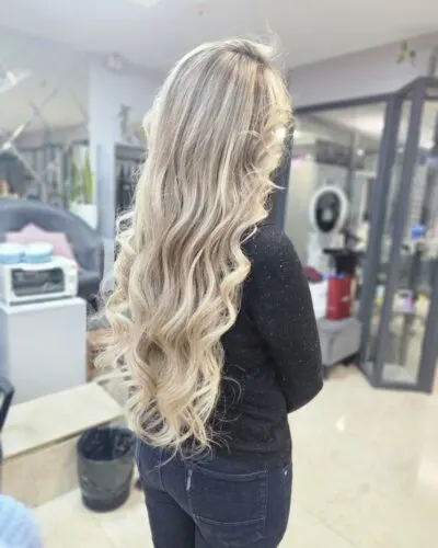 رنگ مو بلوند استخوانی در کرج