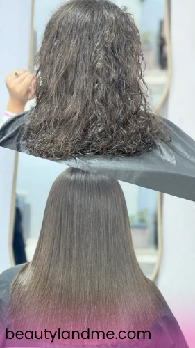 کراتینه مو برای کاهش وز و افزایش نرمی مو